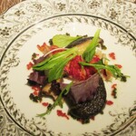 La maison du caviar 17℃ - ブルターニュ産オマールブルーのサラダ　瀬戸内キャビアと共に