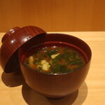 こころや - あおさ海苔赤だし