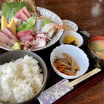 Kakurega Shokusai Tomizawa - 刺身定食(ご飯大盛り)