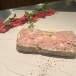 Pate de campagne of pork and foie gras