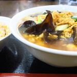 一寛 - ムースーメン＆半チャーハン