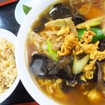 一寛 - ムースーメン＆半チャーハン