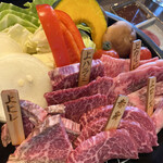 肉料理 陶利 - 陶利こだわり盛り合わせ　3800円
