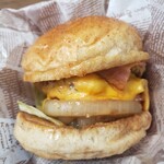 鉄板cafe minomino - ダブルチーズバーガー(パテ２枚、チーズ２枚)　1,180円