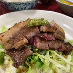 ふくよし - ランチ(ステーキ定食)¥1000