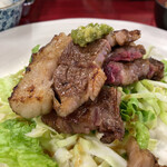 ふくよし - ランチ(ステーキ定食)¥1000