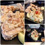 焼肉食堂 おおいり - 若鶏からあげ定食 830円