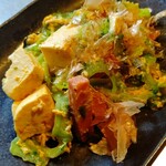 我達食堂 - ゴーヤチャンプル （旨いね）豆腐とパサパサ感が最高