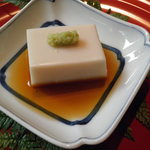 東山 - 先附　本葛の胡麻豆腐