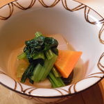 東山 - 温物　野菜の炊き合わせ