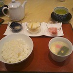 京漬物味わい処 西利 - 京のお茶漬(1,050円)