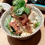 京都スタンド きよきよ - イカのしおからのポテトサラダ