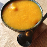 かっこう料理店 - 別注の「里芋豆乳アイス」300円