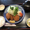 Tonkatsu Horigoe - 季節限定…ひれかつとカキフライ定食☆