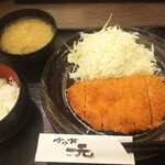 かつ丼元宇治 - ロースカツ定食