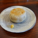 柚木元 - 猪とニラ玉、りんごのおやき