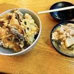 三是寿司 - 海鮮天丼(シャリ小、豚汁付)_¥860