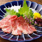 Raw ribs sashimi