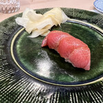 うを徳 - 下田本鮪大トロのにぎり