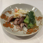 うを徳 - 神戸ホタルイカ、毛蟹、九条ネギの酢みそ和え