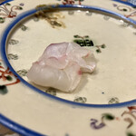 うを徳 - 明石鯛の刺身