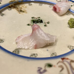 うを徳 - 大原石鯛の刺身