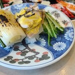 廻鮮寿し丸徳 - 旬菜3種盛り