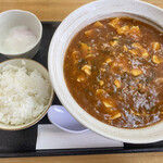 たんぽぽ - 料理写真:麻婆麺温玉セット