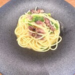 Unico - ホタルイカと菜の花のオイルベースパスタ