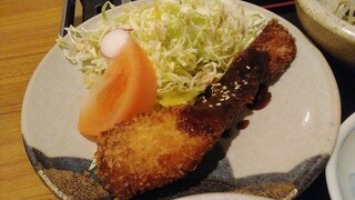 Manriyou - 日替わり定食の鮭のフライ