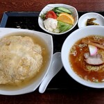 わかたけ中華レストラン - 天津飯セット