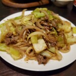 串坊 - メニューにはありませんm(_ _)m連くんに作ってくれた焼きうどん♪これが強烈に美味しいので、みんなで分けました。