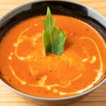 ``Butter Chicken'' made with a blend of Indian spices