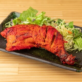 ``Tandoori chicken'' with juicy meat dripping