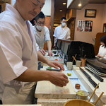 松寿司 - お弟子さんと大将の関係もとても好きです(∩˘ω˘∩ )♡