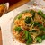 Felice - 料理写真:〜甘エビと菜の花のペペロンチーノ〜甘エビの頭をカリカリにして粉末にしたものを振りかけてます。