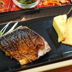  プチホテル京都 - 塩鯖、私はもう少し小さくてもイイ。