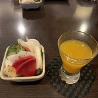 里葉亭 - 食前酒と漬物