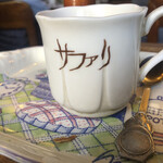 サファリ - 内観 洒落たロゴのコーヒーカップ
2022/02/21
モーニングセット 550円
✳︎ホットサンド & コーヒー
9:00〜11:00