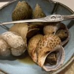 Saren - ばい貝煮付け