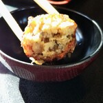 川魚・郷土旬菜 うおとし - 叩き揚げの中身