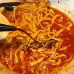 ラーメン二郎 - 赤酢投入～♪