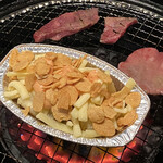 焼肉 うしの家 - 明太じゃがバターにんにく
