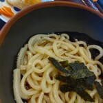 めん処　たか屋 - 冷やしぶっかけうどん396円といなり88円