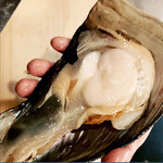 Sushi Kiichi - 貝類は注文後に即剥きして召し上げれます。