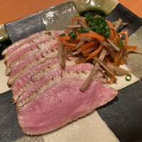 並木橋なかむら - 合鴨ロース煮 きんぴらごぼう添え