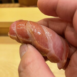 鮨駒 - 壱岐産鮪蛇腹漬