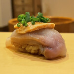 鮨駒 - 鮟鱇の漬と肝