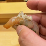 鮨駒 - 甘鯛漬け