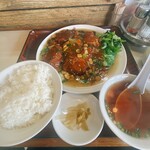 盛 - あん肝の定食